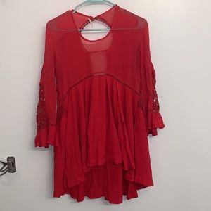 Free People Red Dress